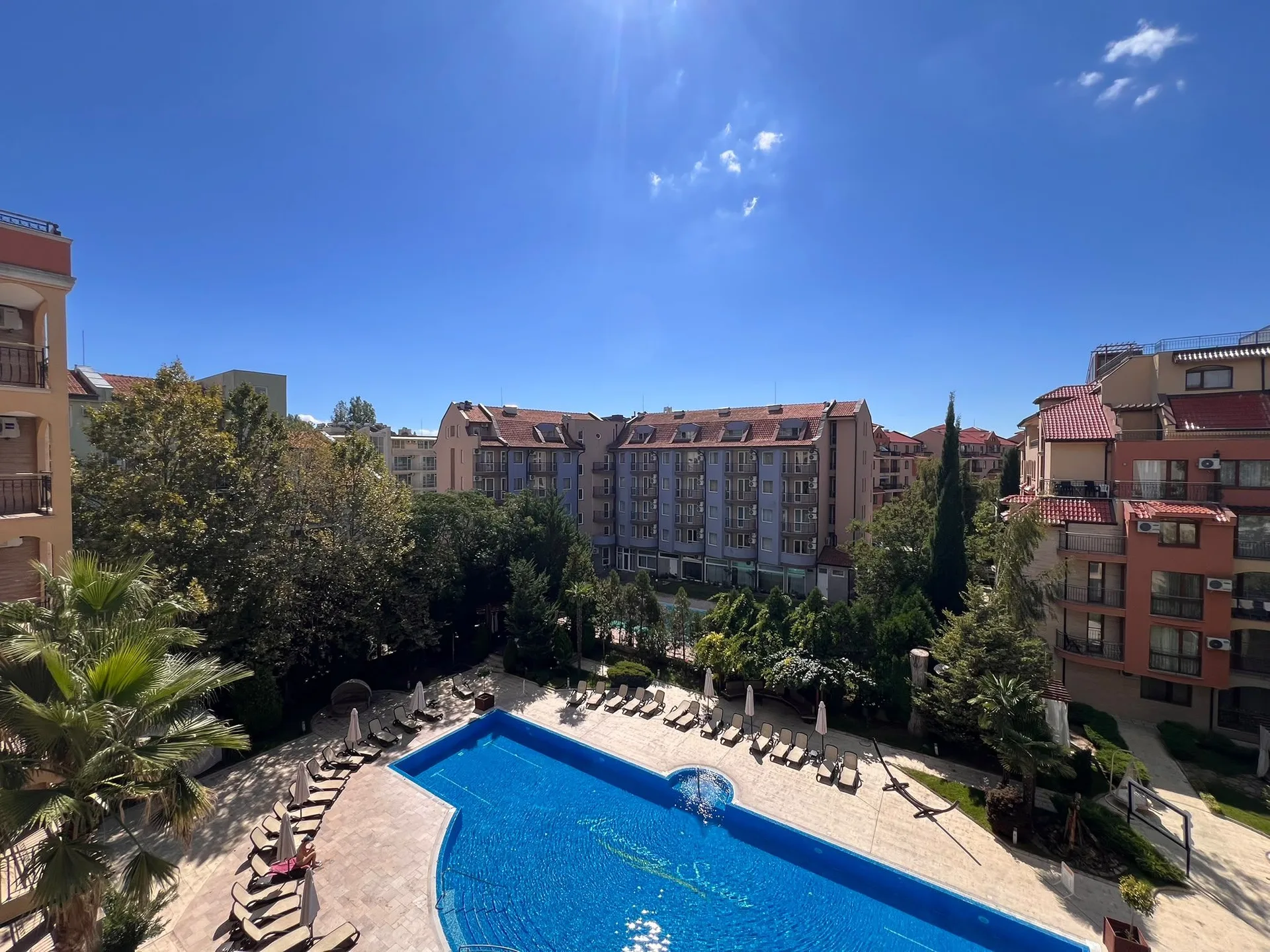View from the balcony