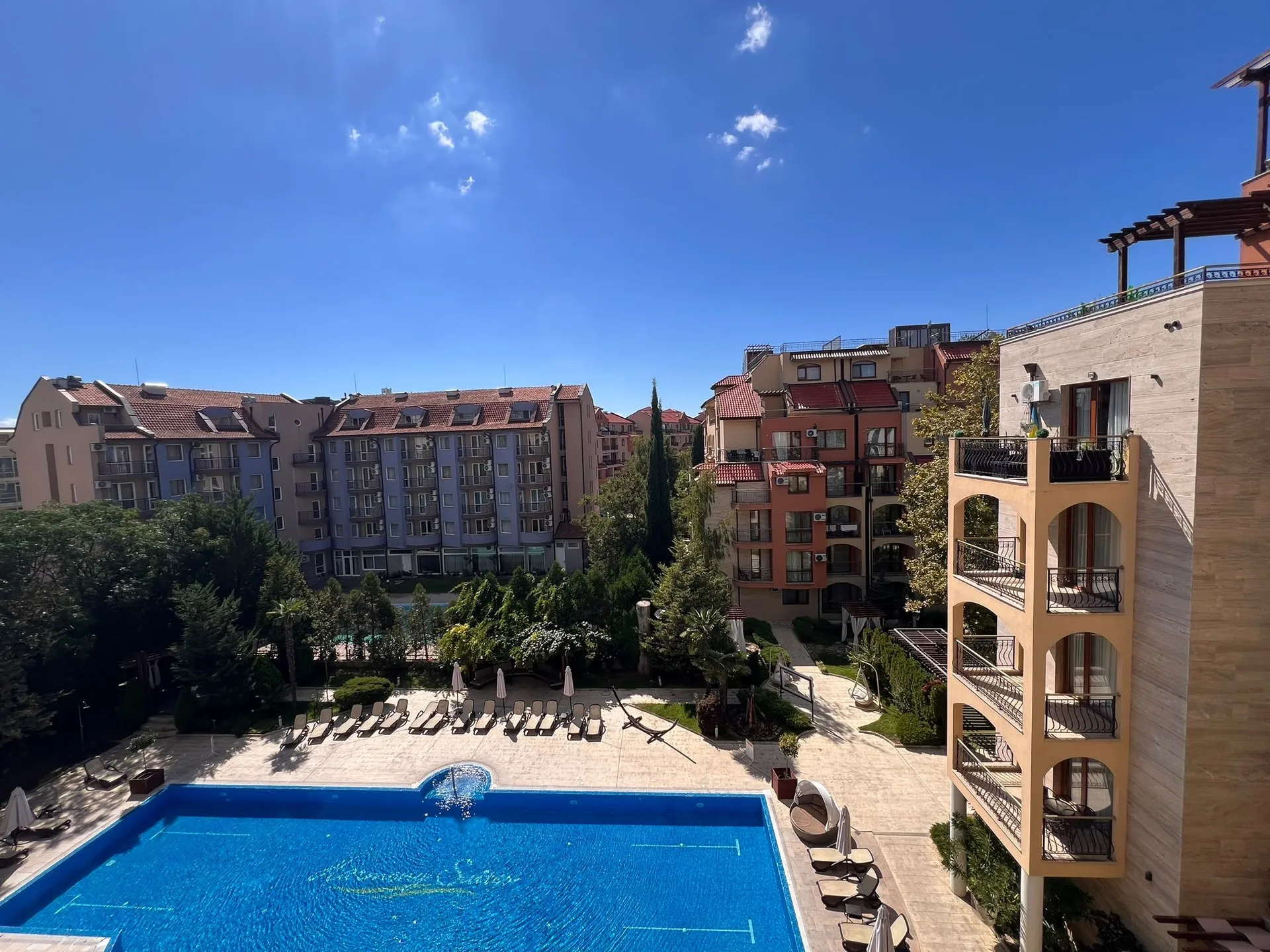 View from the balcony