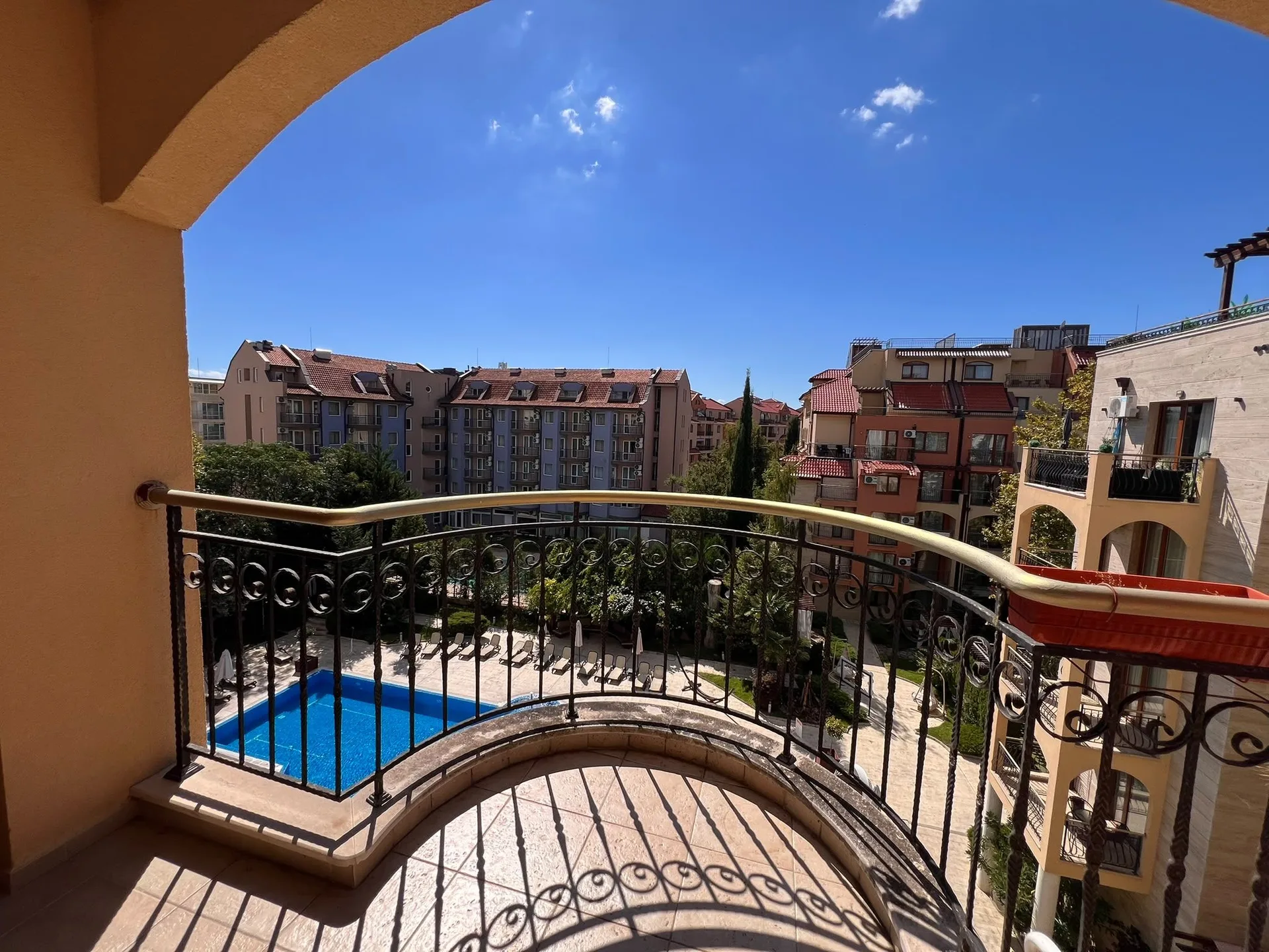 View from the balcony